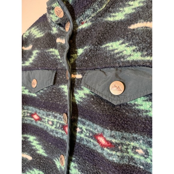 Powder River Outfitters By  Panhandle Aztec Western Snap Front Jacket Size S - Picture 2 of 7